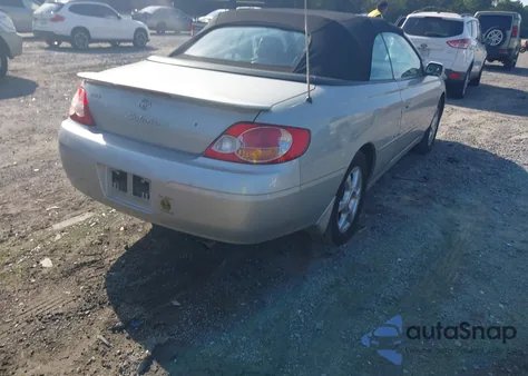 2002 Toyota Camry Solara Sle V6 из США, поврежденный, VIN 2T1FF28P32C546077